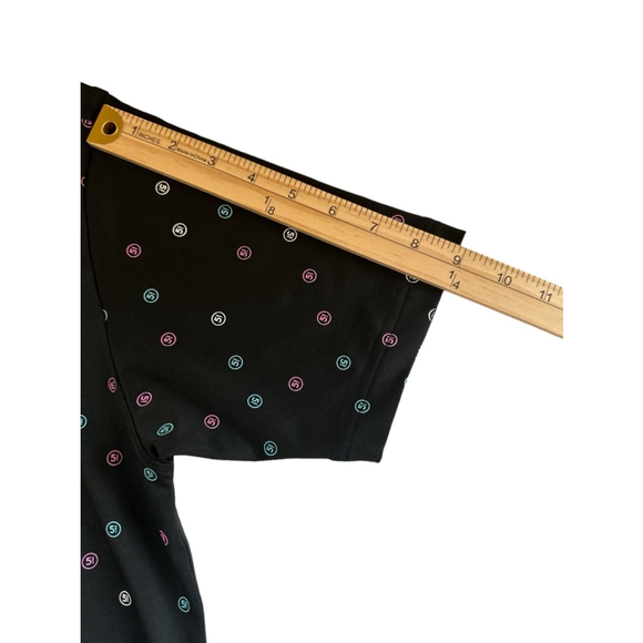 Men's Five Iron Golf Polo Shirt Black Pink S - Picture 4 of 5